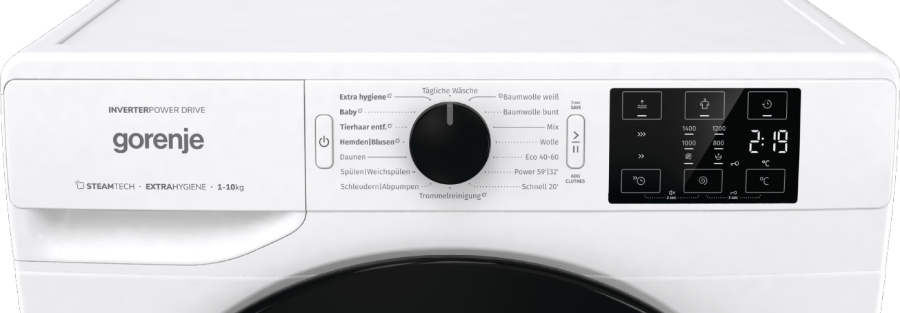 Gorenje W2NEI14APS Energieeffizienzklasse: A, Fassungsvermögen: 10 kg