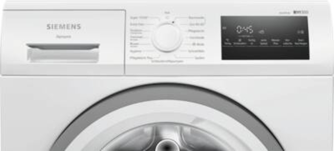 Siemens WM14NK03 iQ300, Waschmaschine, Frontlader, 8 kg, 1400 U/min. 