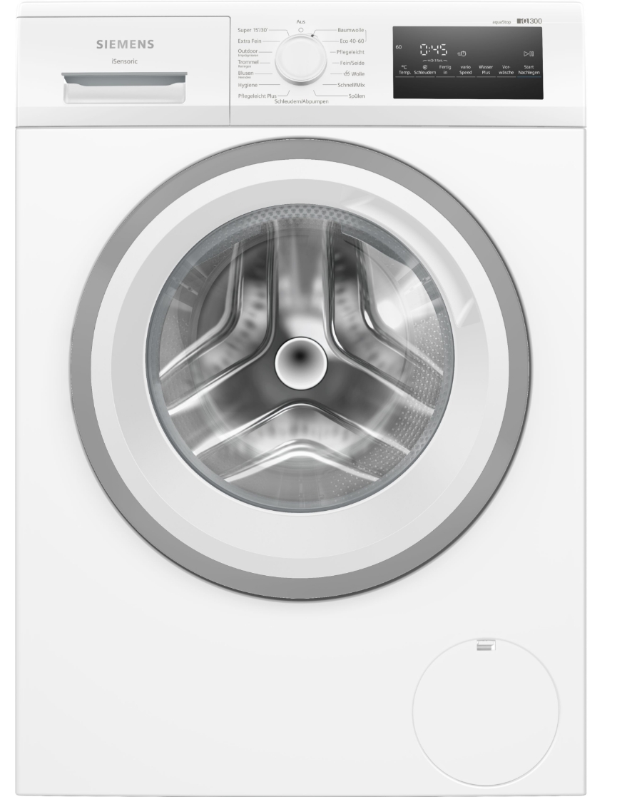 Siemens WM14NK03 iQ300, Waschmaschine, Frontlader, 8 kg, 1400 U/min. 