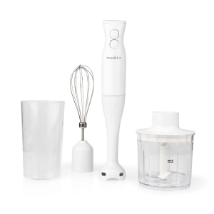 Nedis KAHB120CWT Stabmixer 400 W Weiss Geschindigkeitseinstellung: 2- Geschindigkeit