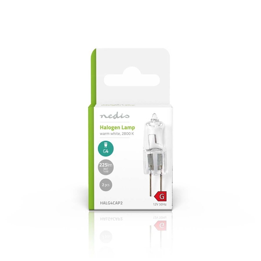 Nedis HALG4CAP1 Halogen Lamps G4  7 W | 85 lm | 2800 K | Warmweiss | Klar |