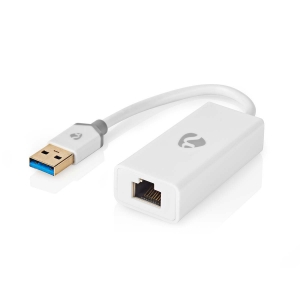 Nedis CCBW61950WT02 USB-A Adapter USB 3.2 Gen 1 | USB-A Stecker | RJ45 Buchse | 1 Gbps | 
