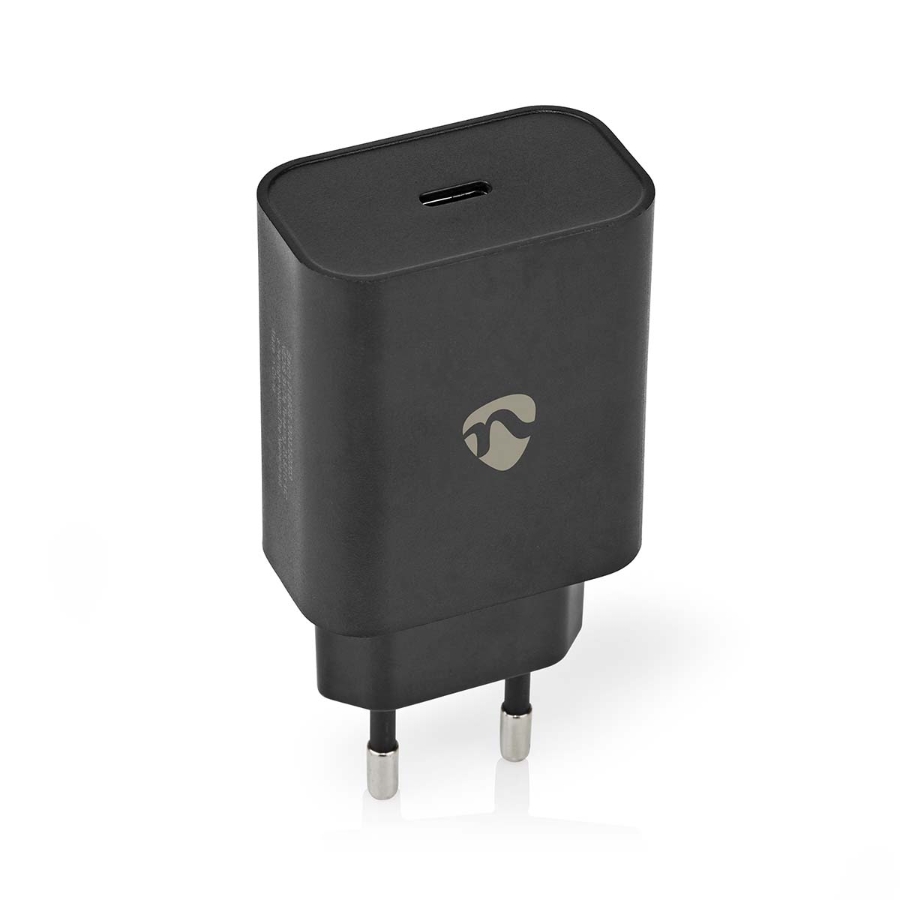 Nedis WCQC402ABK Netzladegerät Schnellladefunktion  1.5 / 2.0 / 2.5 / 3.0 A | Anzahl der Ausgänge: 1 | USB-C™