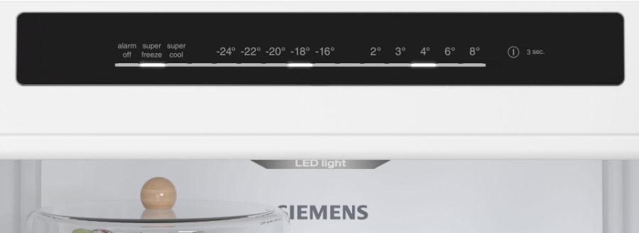Siemens KG36NEICF Kühl-Gefrierkombination noFrost  Edelstahl antiFingerprint 