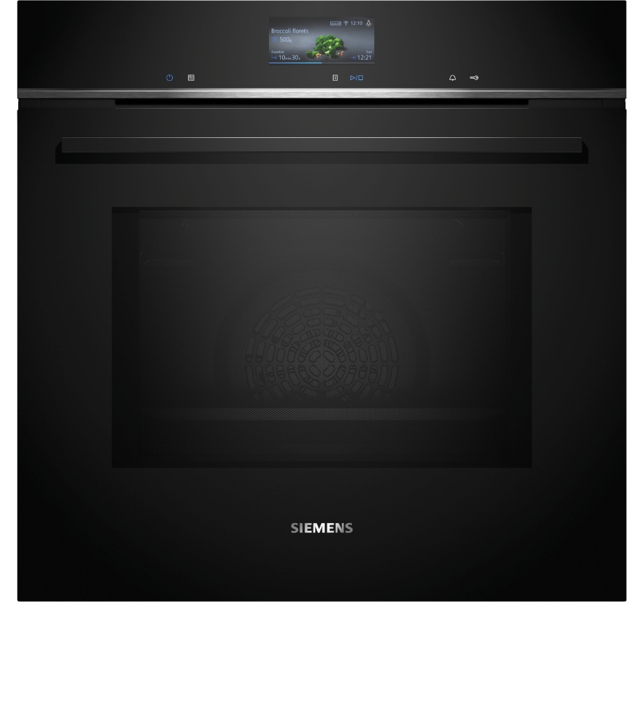 Siemens HM776GKB1 iQ700 Einbau-Backofen mit Mikrowellenfunktion 60cm Gerätemaße (HxBxT): 595 x 595 x 548 mm