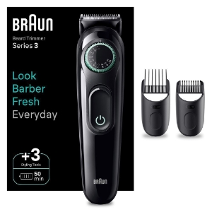 Braun Personal Care BT3411 Barttrimmer, Trimmer / Haarschneider für Herren mit 50 Min. Akkulaufzeit