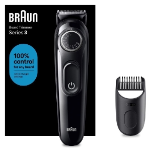 Braun Personal Care BT3400 Barttrimmer, Trimmer / Haarschneider  für Herren mit 50 Min. Akkulaufzeit