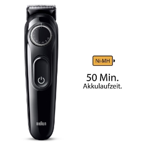 Braun Personal Care BT3400 Barttrimmer, Trimmer / Haarschneider  für Herren mit 50 Min. Akkulaufzeit