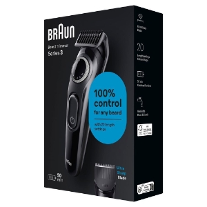 Braun Personal Care BT3400 Barttrimmer, Trimmer / Haarschneider  für Herren mit 50 Min. Akkulaufzeit