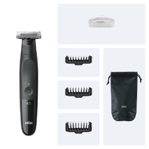 Braun Personal Care XT3100 Series XT3 All-in-One, Trimmer, Styler, Rasierer, +5 Zubehörteile, Scharfe 4D-Flex-Klinge