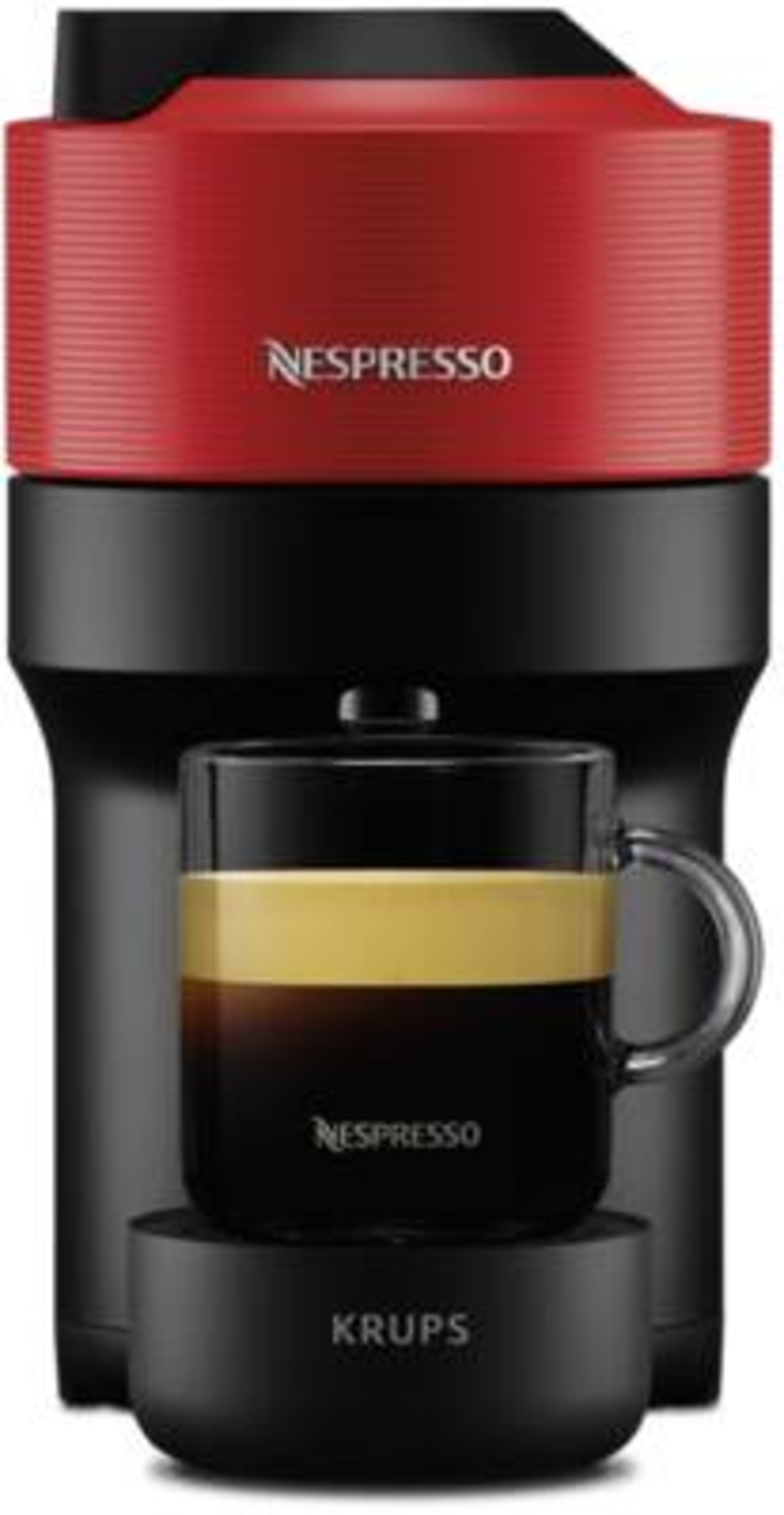 Krups XN9205 Nespresso Vertuo Pop Red Kaffee-Kapselmaschine