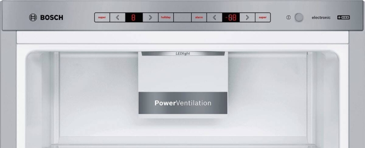 Bosch KGE398IBP Kühl-Gefrierkombination  Edelstahl HxB:201 x 60 cm Edelstahl (mit Antifingerprint)