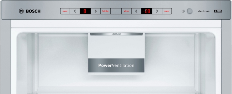Bosch KGE398IBP Kühl-Gefrierkombination  Edelstahl HxB:201 x 60 cm Edelstahl (mit Antifingerprint)