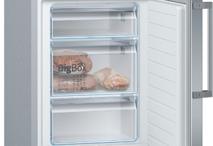 Bosch KGE398IBP Kühl-Gefrierkombination  Edelstahl HxB:201 x 60 cm Edelstahl (mit Antifingerprint)