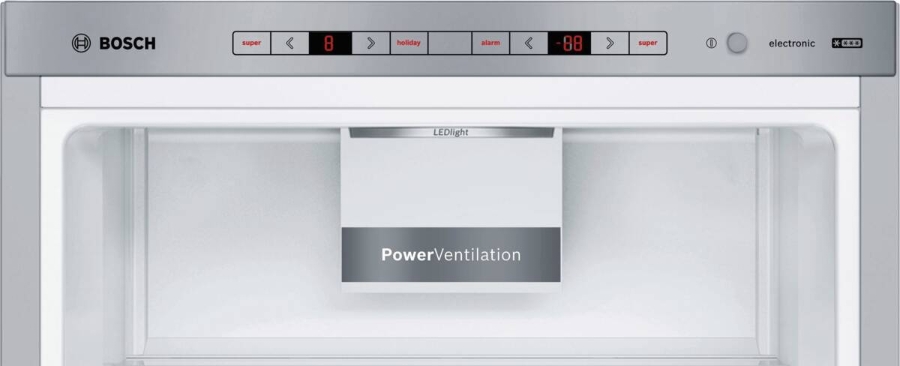 Bosch KGE398IBP Kühl-Gefrierkombination  Edelstahl HxB:201 x 60 cm Edelstahl (mit Antifingerprint)