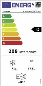 Liebherr ICBNd 5173 Peak BioFresh NoFrost  Integrierbare Kühl-Gefrierkombination mit BioFresh