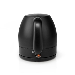 Nedis KAWK300EBK  Wasserkocher 1.0 l | Plastik | Schwarz   Um 360 | Verdecktes Heizelement | Strix® Controller | 