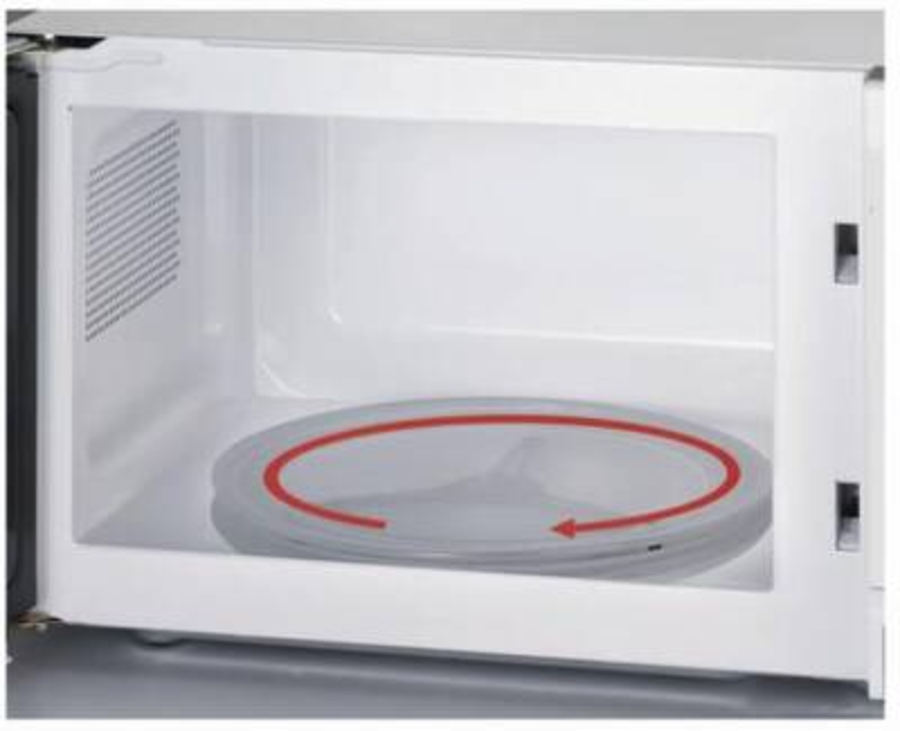 Silva MW 21.1 Mikrowelle Stand weiß 700W, 6 Leistungsstufen 