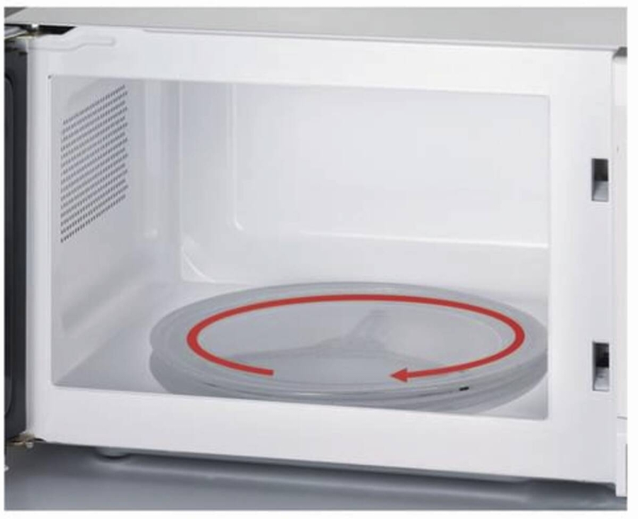 Silva MW 21.1 Mikrowelle Stand weiß 700W, 6 Leistungsstufen 