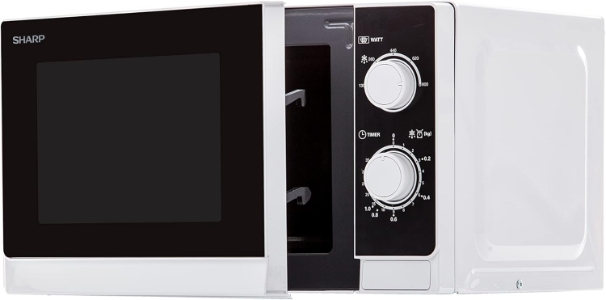 Sharp R200WW Mikrowelle Weiss 20 L / 800 W / 5 Leistungsstufen 