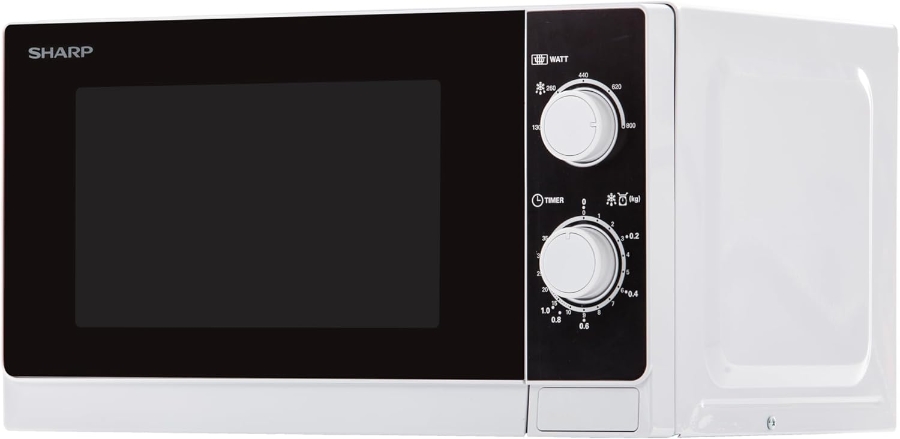 Sharp R200WW Mikrowelle Weiss 20 L / 800 W / 5 Leistungsstufen 
