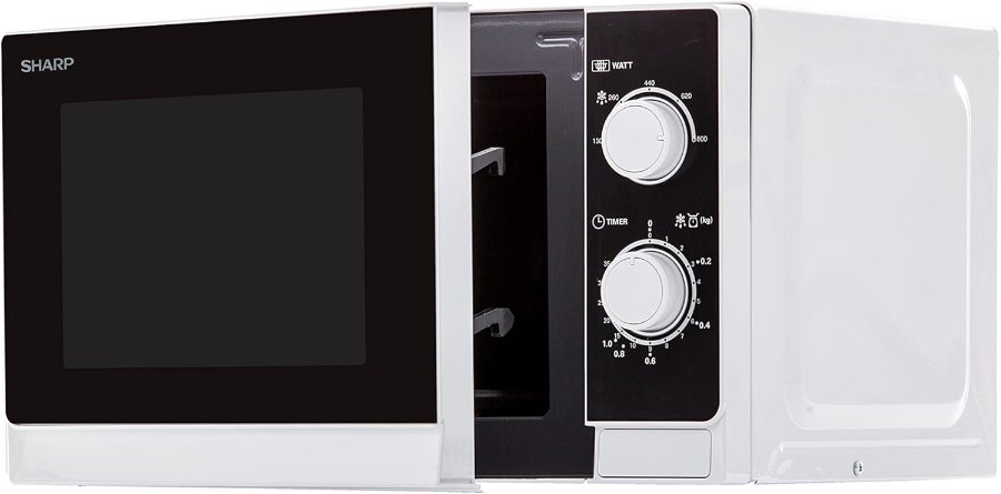 Sharp R200WW Mikrowelle Weiss 20 L / 800 W / 5 Leistungsstufen 
