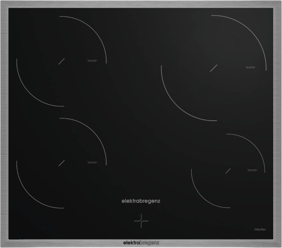 Elektrabregenz HEPMI64090XR Multifunktionsherdset mit 9 Kochfunktionen Pyrolyse mit Induktionskochfeld