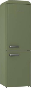 Gorenje ONRK619DOL Kühl-Gefrierkombination Stand grün NoFrost 
