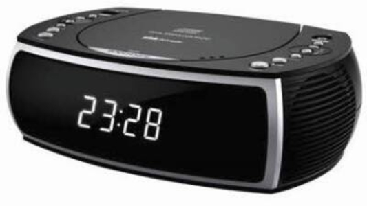 Silva Schneider CCD 16  schwarz UKW Radiowecker  Lautsprecher Uhrenradio USB