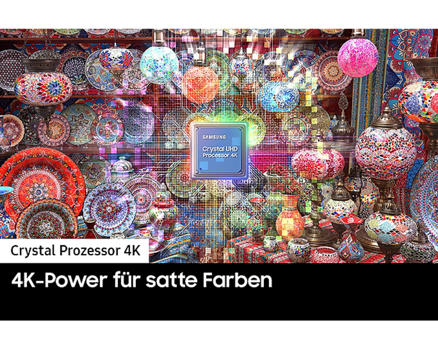 Samsung UE65CU7170 (2023) 65"(165 cm) Crystal UHD Fernseher SmartTV ,4K 