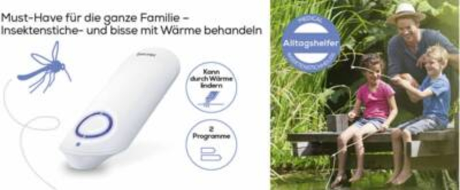 Beurer BR60 Insektenstichheiler Weiss zur Behandlung von Insektenstichen- und bissen,lindert