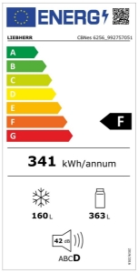 Liebherr CBNes6256 PremiumPlus Kühl-Gefrierkombination mit BioFresh  und NoFrost Edelstahl  FH+