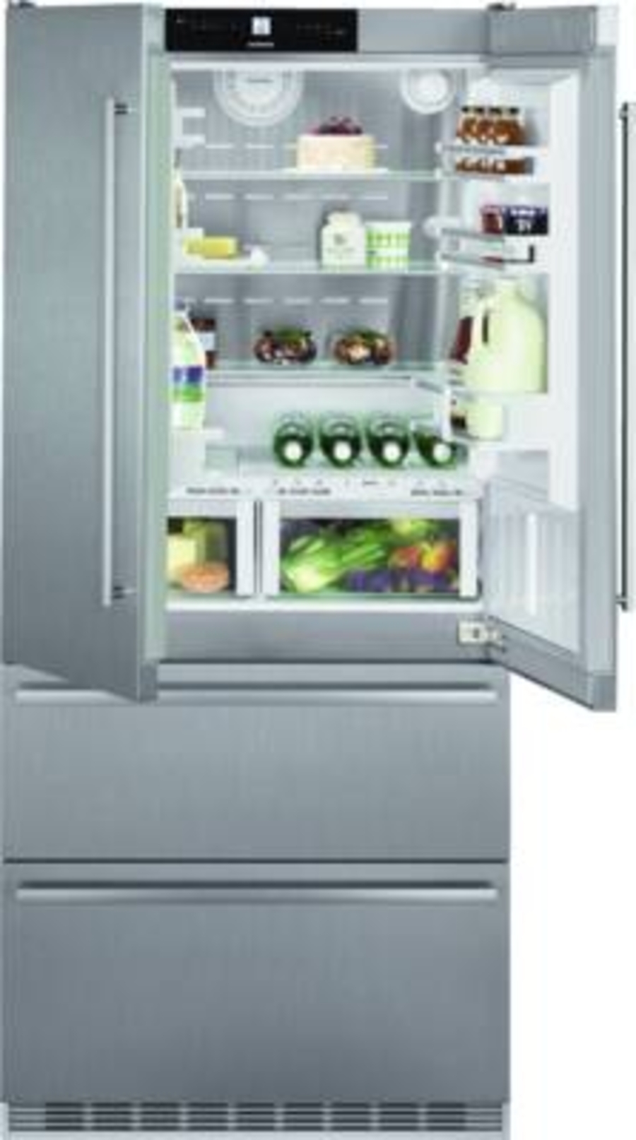 Liebherr CBNes6256 PremiumPlus Kühl-Gefrierkombination mit BioFresh  und NoFrost Edelstahl  FH+
