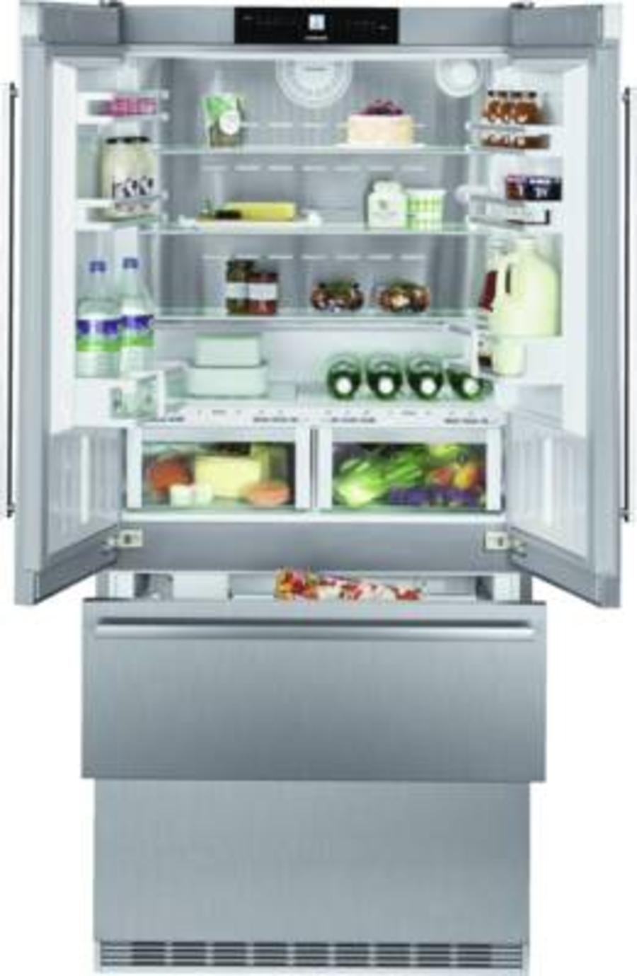 Liebherr CBNes6256 PremiumPlus Kühl-Gefrierkombination mit BioFresh  und NoFrost Edelstahl  FH+