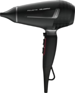 Rowenta CV888L Karl Lagerfeld Pro Stylist Haartrockner Schwarz/Rot  2200 Watt Pro AC-Motor,ultraschnelles Trocknen,Ionic Shine 