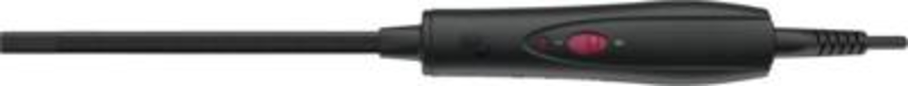 Rowenta CF311L Curls Forever Karl Lagerfeld Lockenstab Schwarz-Rot extra-schmaler 10 mm Durchmesser,konstante 180°C