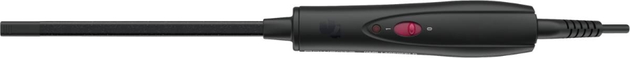 Rowenta CF311L Curls Forever Karl Lagerfeld Lockenstab Schwarz-Rot extra-schmaler 10 mm Durchmesser,konstante 180°C