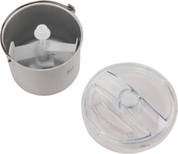 bkitchen Ice 120 Automatische Eismaschine 1.2l weiß, grau  