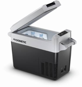 Dometic CFF20 Tragbare elektrische Kompressor-Kühlbox 21 Liter Tiefkühlung bis -18 °C, 12/230 V für Auto, LKW, Boot,