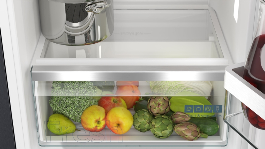 Siemens KI22LVFE0 Kühlschrank Einbau mit Gefrierfach 88 cm Nische Festtürmontage Weiss 