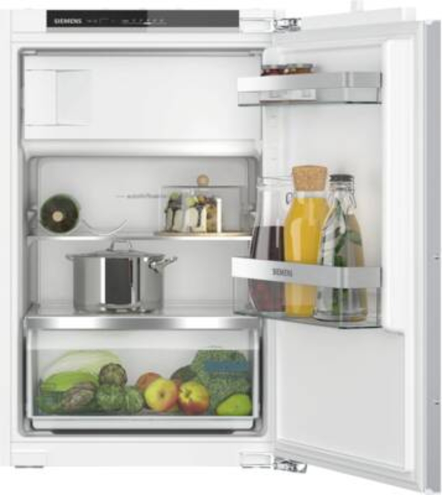 Siemens KI22LVFE0 Kühlschrank Einbau mit Gefrierfach 88 cm Nische Festtürmontage Weiss 