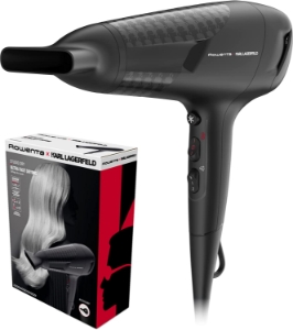 Rowenta CV591L Karl Lagerfeld Powerline Haartrockner 2100 Watt, Ionen-Booster,energiesparender Motor, Kaltlufttaste,