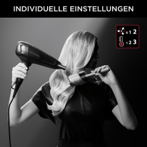 Rowenta CV591L Karl Lagerfeld Powerline Haartrockner 2100 Watt, Ionen-Booster,energiesparender Motor, Kaltlufttaste,