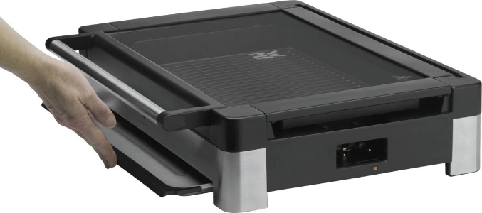 WMF LONO Tischgrill mit Glasdeckel Cromargan 0415430011 