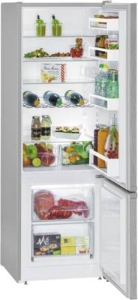 Liebherr CUel 2831-22 Kühl-Gefrier-Automat mit SmartFrost Edelstahllook-Silber