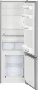 Liebherr CUel 2831-22 Kühl-Gefrier-Automat mit SmartFrost Edelstahllook-Silber