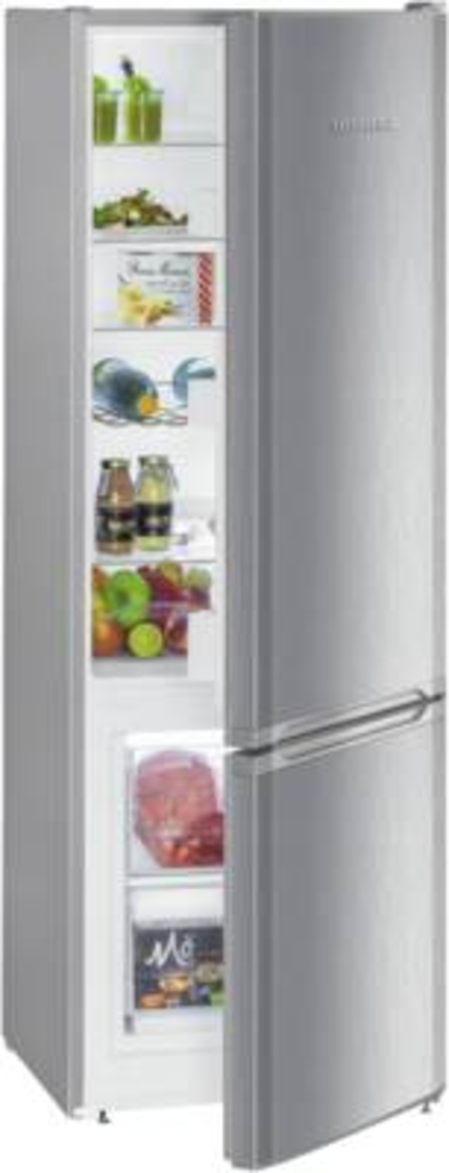 Liebherr CUel 2831-22 Kühl-Gefrier-Automat mit SmartFrost Edelstahllook-Silber