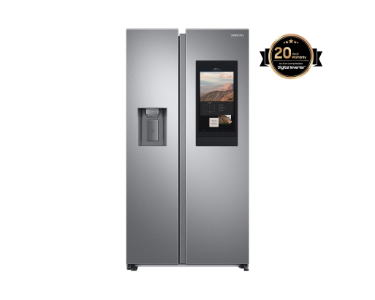 Samsung RS6HA8891SL/EF Side-by-Side   Family Hub Silber