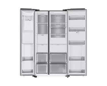 Samsung RS6HA8891SL/EF Side-by-Side   Family Hub Silber