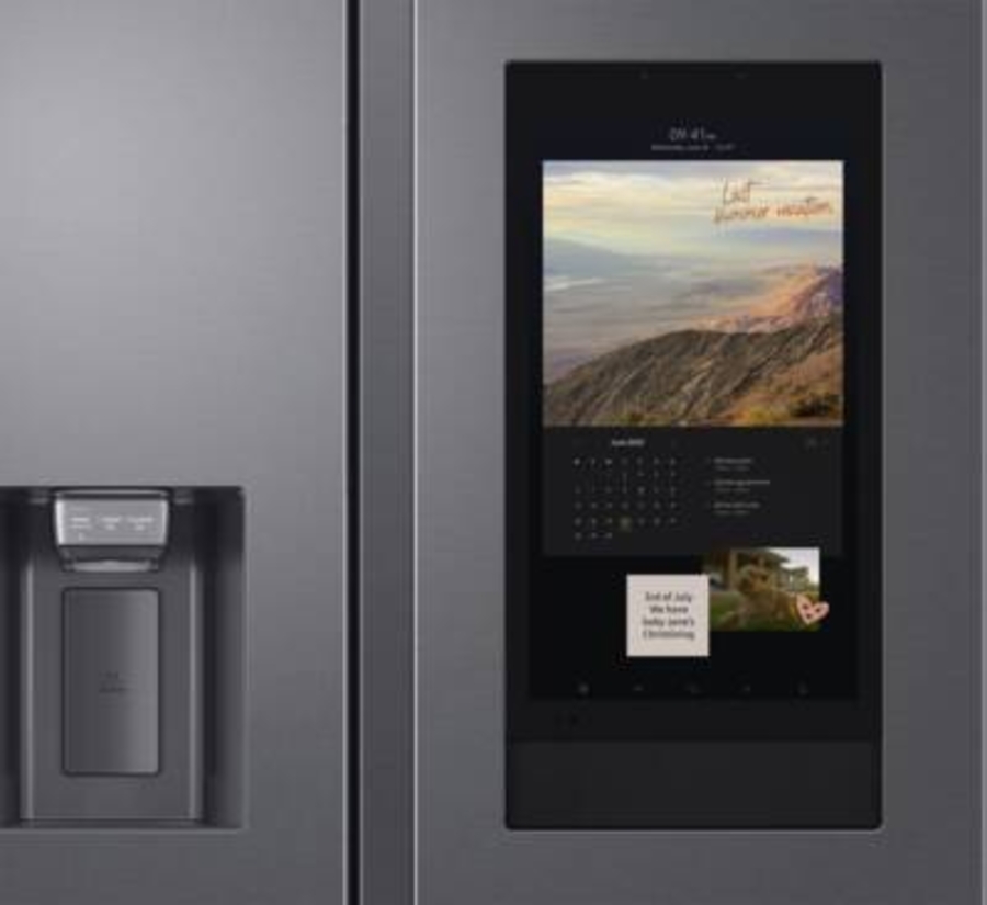 Samsung RS6HA8891SL/EF Side-by-Side   Family Hub Silber